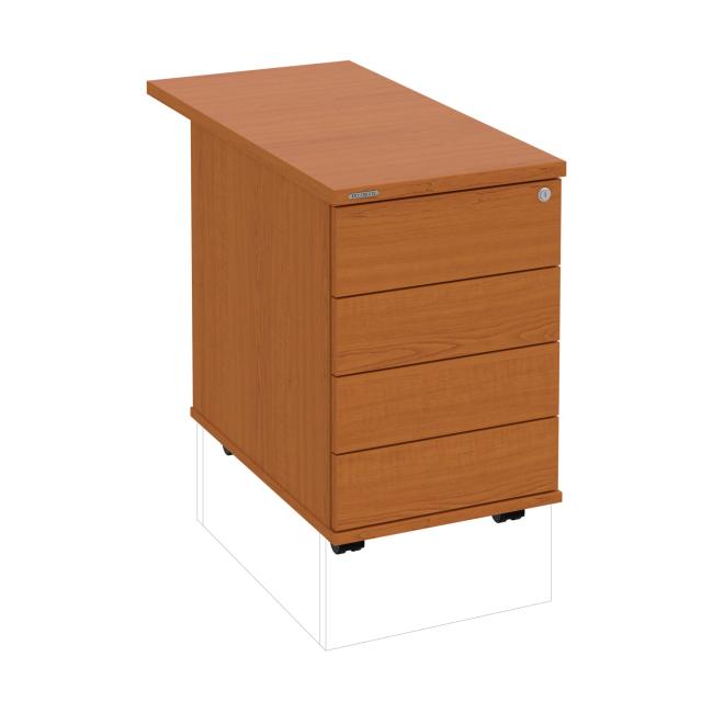 Kontajner Hobis, 40x60x80 cm, bezúchytkové otváranie, čerešňa