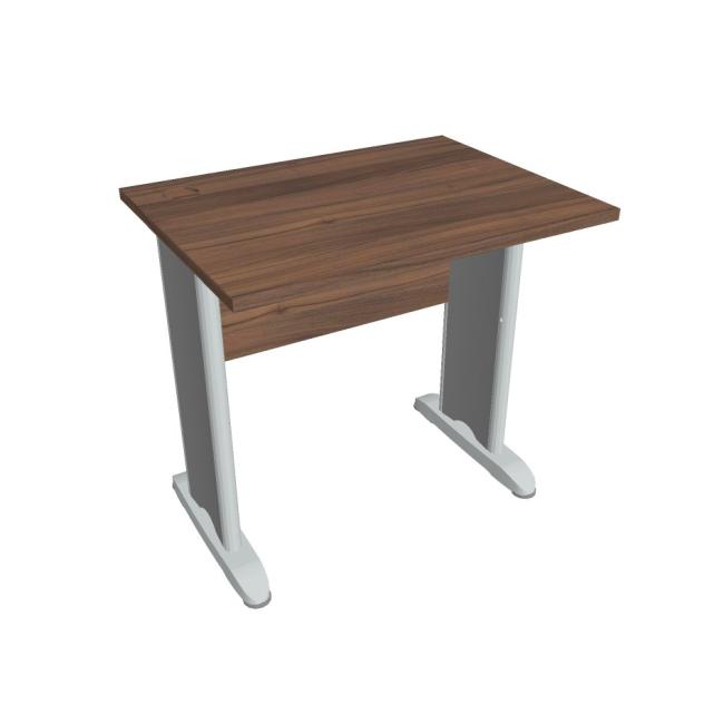 [ON408062] Pracovný stôl Cross, 80x75,5x60 cm, orech/kov