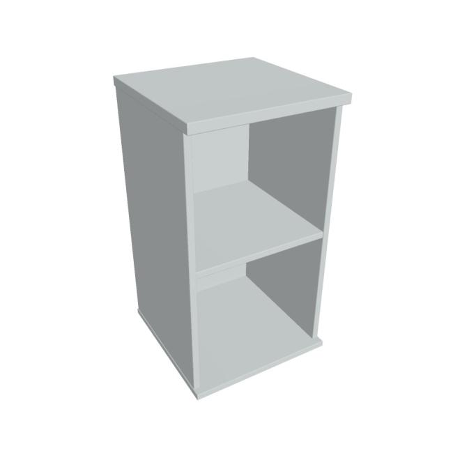 Prídavná skriňa k stolu Hobis, 40x75,5x40 cm, sivá