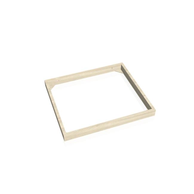 Sokel ku skriniam Strong, 58,5x5x51 cm, agát