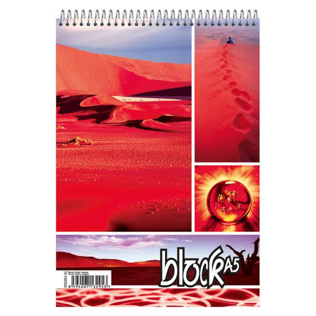 [BK150549] Blok poznámkový Krpa A5 50 listov linajkový horná špirála