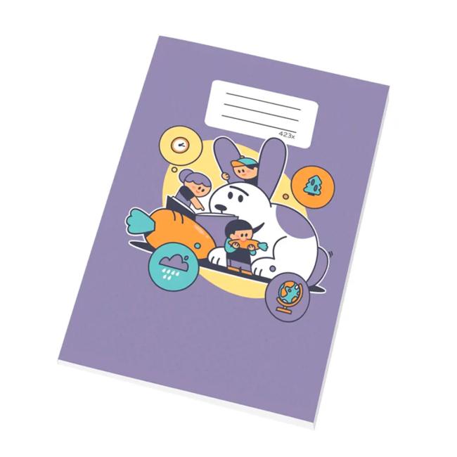 [BK341242] Zošit 423 so špeciálnou liniatúrou, A4, 20 listový