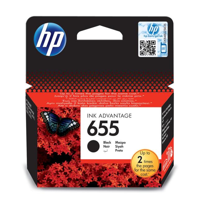 Atramentová náplň HP CZ109AE HP 655 black (550 str.) pre Deskjet Ink Advantage 3525/4615/4625/5525
