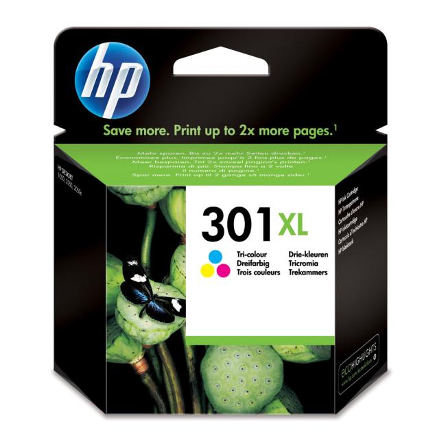 Atramentová náplň HP CH564EE HP 301XL color XL (330 str.) pre Deskjet 1050A/1510/2050/2050A