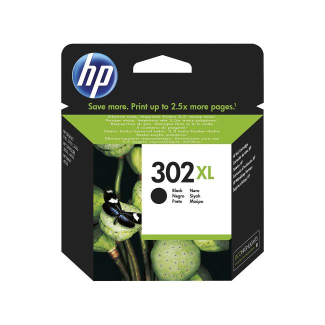 Atramentová náplň HP F6U68AE HP 302XL black XL (480 str.) pre DeskJet 2130/3639/OfficeJet 3830