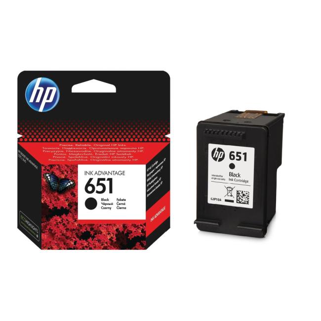 Atramentová náplň HP C2P10AE HP 651 black (600 str.) pre DeskJet Ink Advantage 5575/5645/OJ 202/252