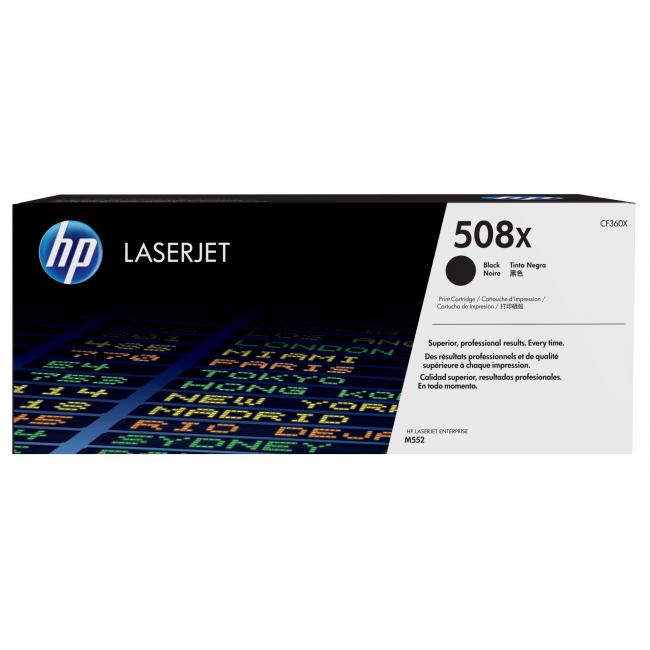 Toner HP CF360X HP 508X black (12.500 str.) pre LaserJet M552/M553/M577