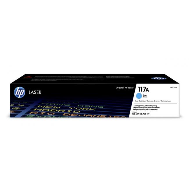 Toner HP W2071A HP 117A cyan (700 str.) pre Color Laser 150a/ MFP 178nw/179fnw