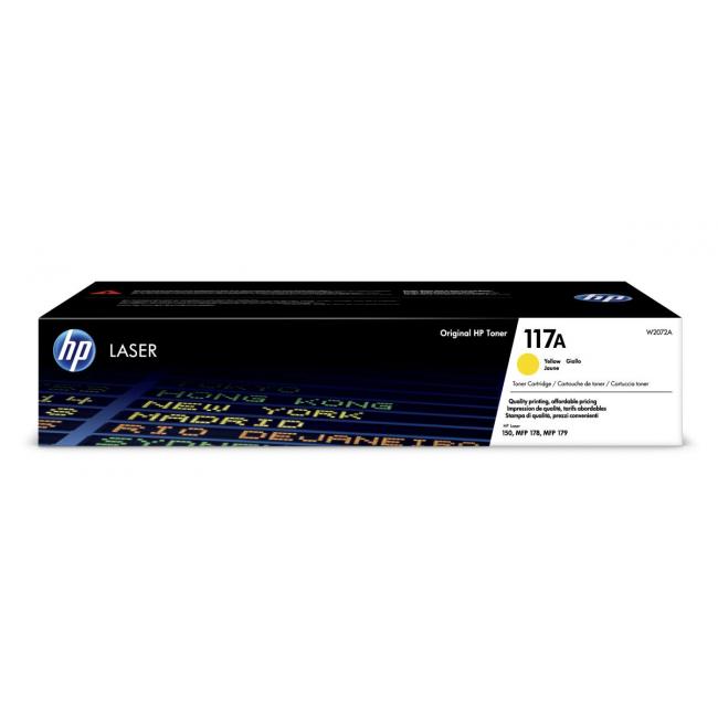 Toner HP W2072A HP 117A yellow (700 str.) pre Color Laser 150a/ MFP 178nw/179fnw