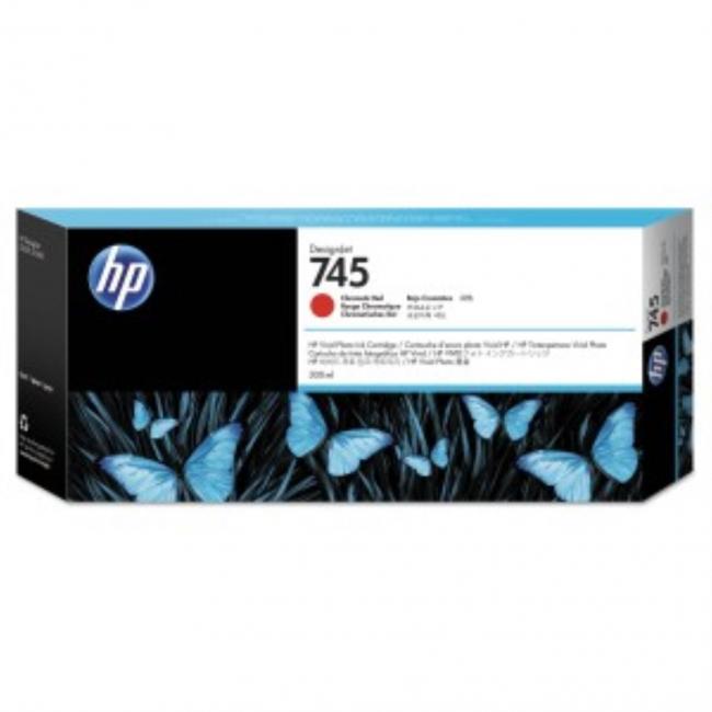 Atramentová náplň HP F9K06A HP 745 chromatic red (300 ml) pre DesignJet Z2600 PostScript/Z5600 PostScript