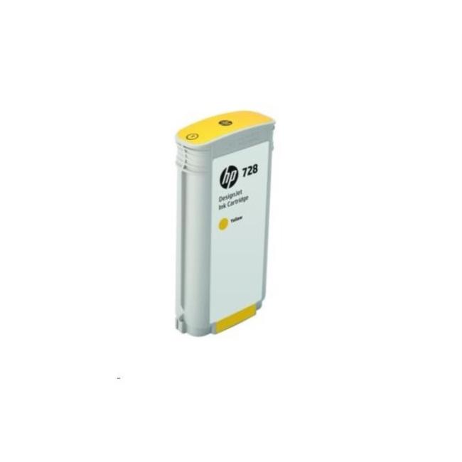 Atramentová náplň HP F9J65A HP 728 yellow pre DesignJet T730/ T830 (130 ml)
