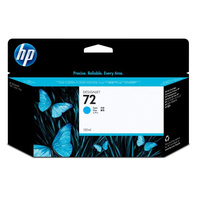 Atramentová náplň HP C9371A HP 72 cyan (130 ml) pre DesignJet T610/T620/T790/T770