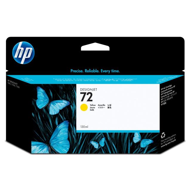 Atramentová náplň HP C9373A HP 72 yellow (130 ml) pre DesignJet T610/T620/T790/T770