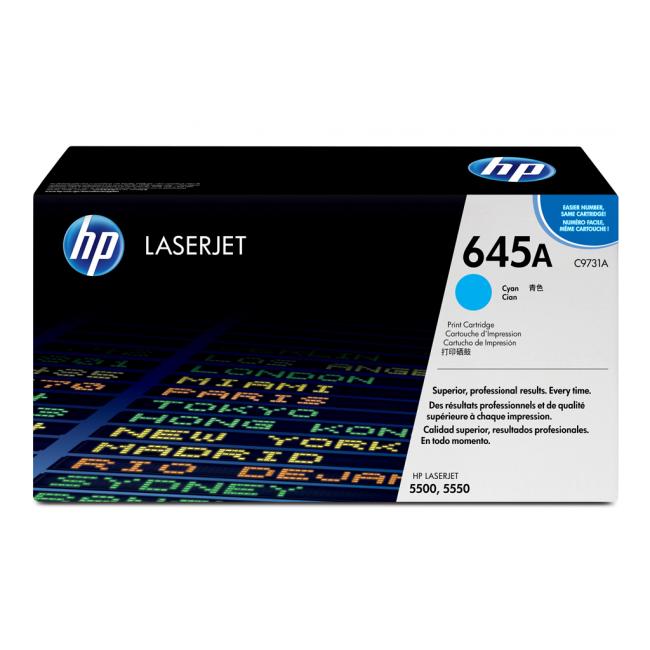 Toner HP C9731A HP 645A cyan (12.000 str.) pre Color LaserJet 5500/5550