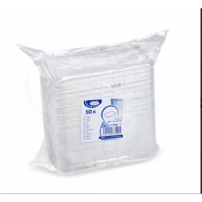 [HY077500] Viečko (PP) priehľadné pre vaničku 186 x 133 mm (50 ks)