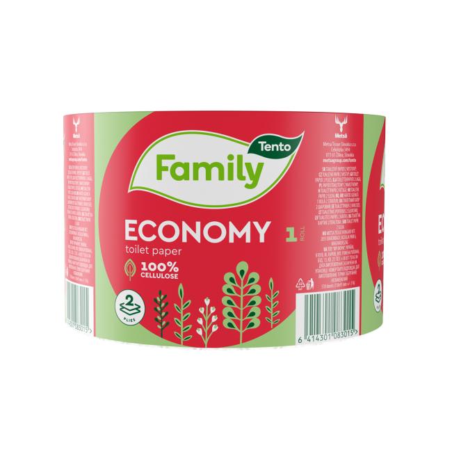 [HY125410] Toaletný papier 2-vrstvový TENTO Economy, návin 60 m
