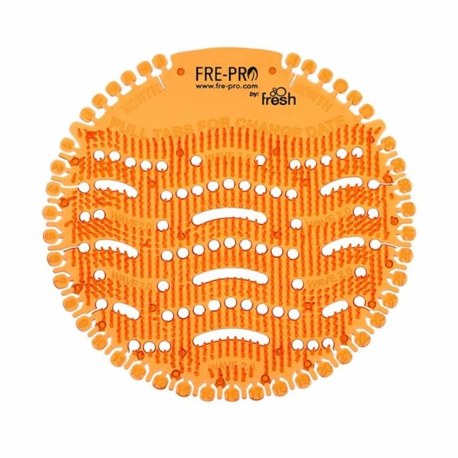 [HY155237] Pisoárové sitko Fre-Pro Wave 2 - Mango (oranžové) 2 ks