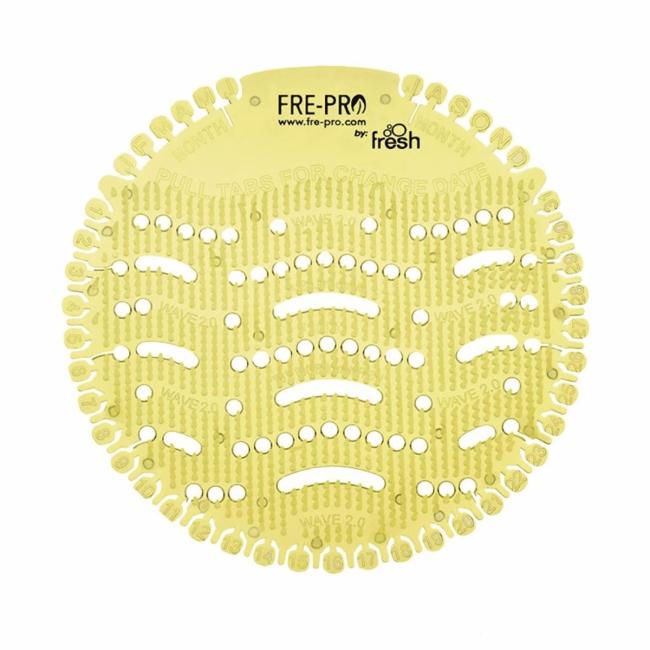 [HY155245] Pisoárové sitko Fre-Pro Wave 2 - Citrón (žlté) 2 ks