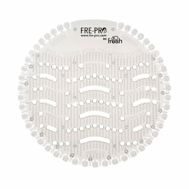 [HY155251] Pisoárové sitko Fre-Pro Wave 2 - Zimolez (biele) 2 ks