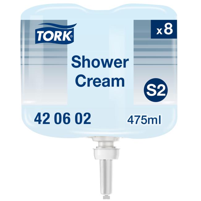 [HY421602] Tekuté mydlo TORK na vlasy a telo 475 ml do mini dávkovača TORK modré S2