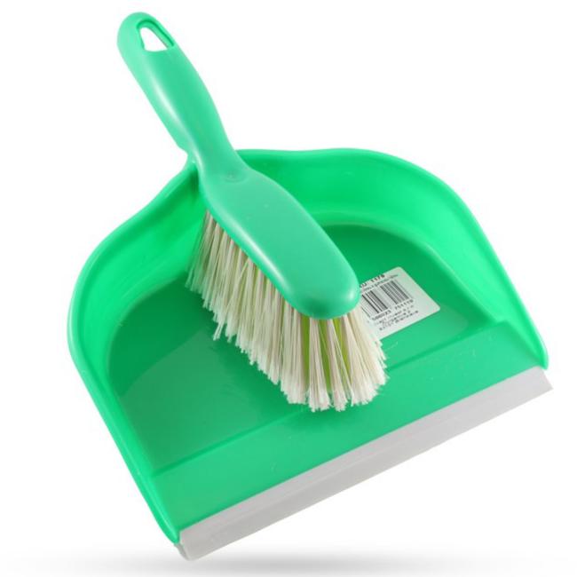 [HY778085] Metlička s lopatkou zelená