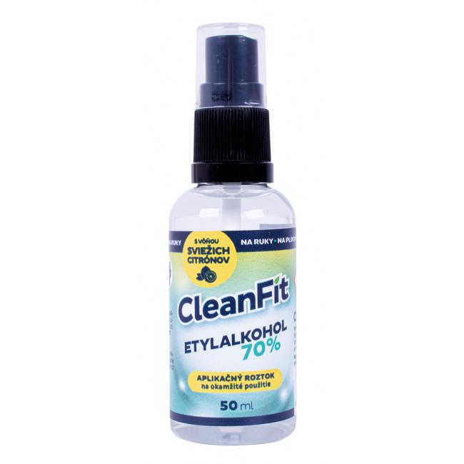[HY999815] CleanFit dezinfekčný roztok Etylakohol 70% citrus s rozprašovačom 50 ml