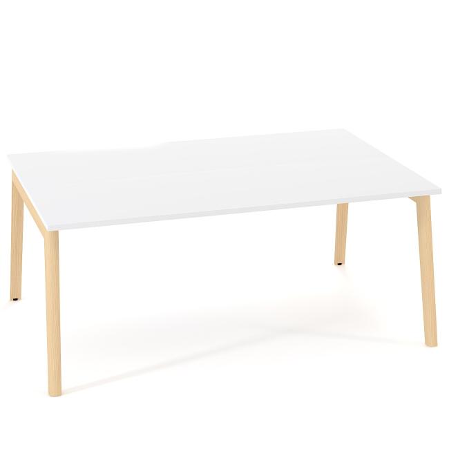 [IR100014] Pracovné stoly Bench ALFA ROOT 180x160cm, biely