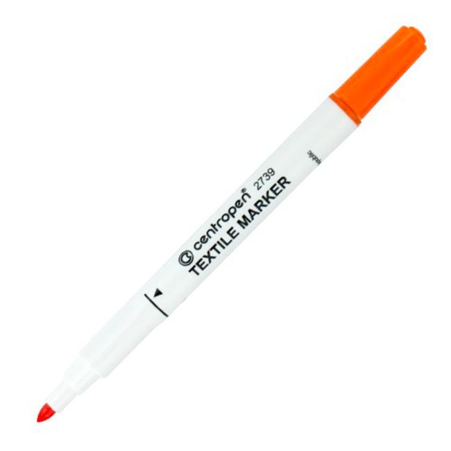 [CE273980] Popisovač na textil Centropen 2739 oranžový