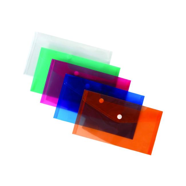 [KP236500] Plastový obal DL s cvočkom Karton PP zelený