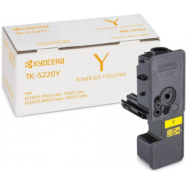 Toner Kyocera TK-5220Y yellow (1.200 str.) pre Ecosys P5021cdn/P5021cdw/M5521cdn/M5521cdw