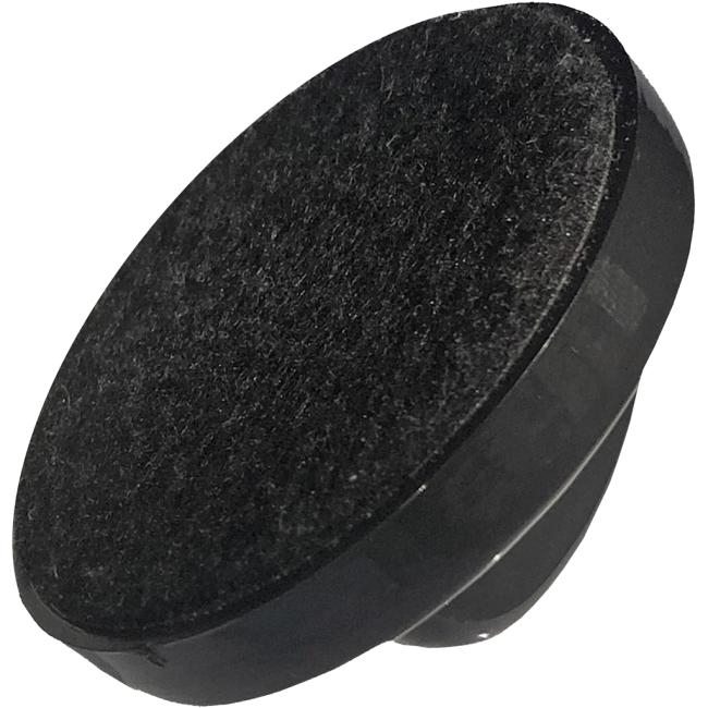 [LM120700] Mini stierka magnetická s držiakom na popisovač, čierna