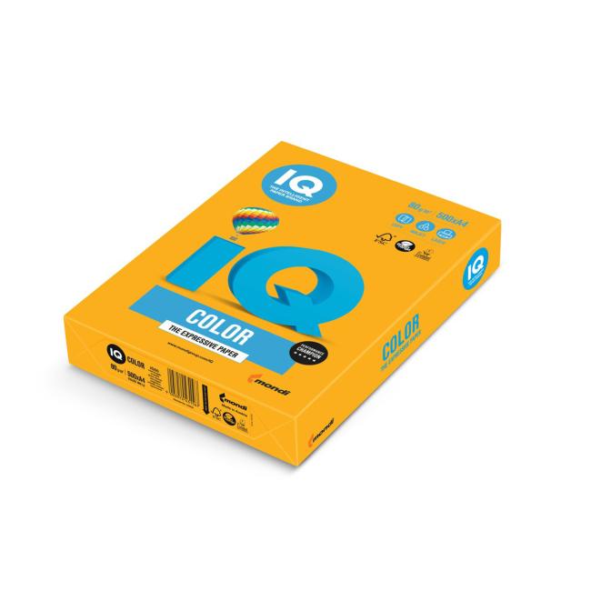 Farebný papier IQ color old gold AG10, A4 80g