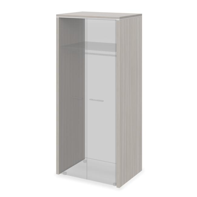 [LZ000401] Komplet obklad. dosiek Lenza Wels, iba pre hlbokú šatníkovú skriňu, 87,8x197,6x62,9cm, driftwood