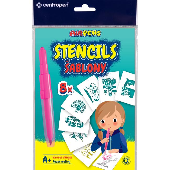 [CE999609] Šablóny na fúkacie fixky typ A+