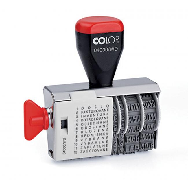 [CO000018] Pečiatka Colop 04000/WD - 12 slov + dátum