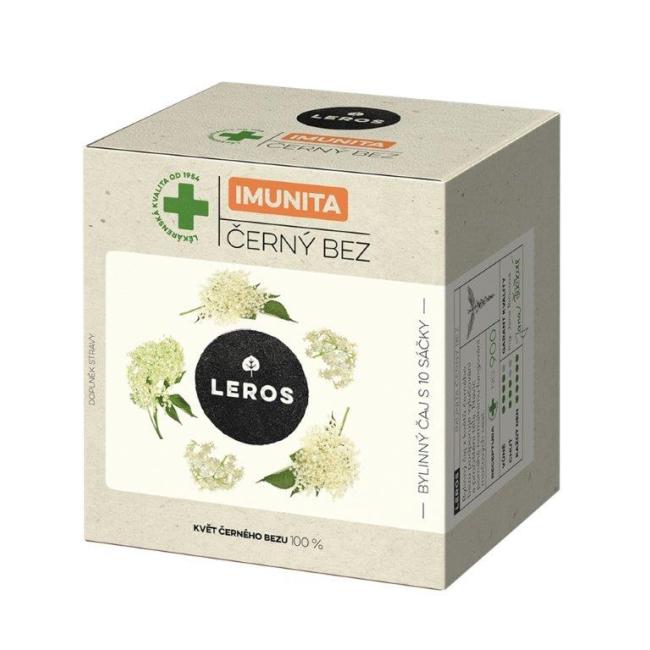 [PT105306] Čaj LEROS bylinný Natur Imunita čierna baza HB 10 x 1 g