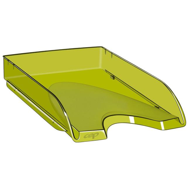 [CP000731] Odkladač Cep Happy transparentný zelený