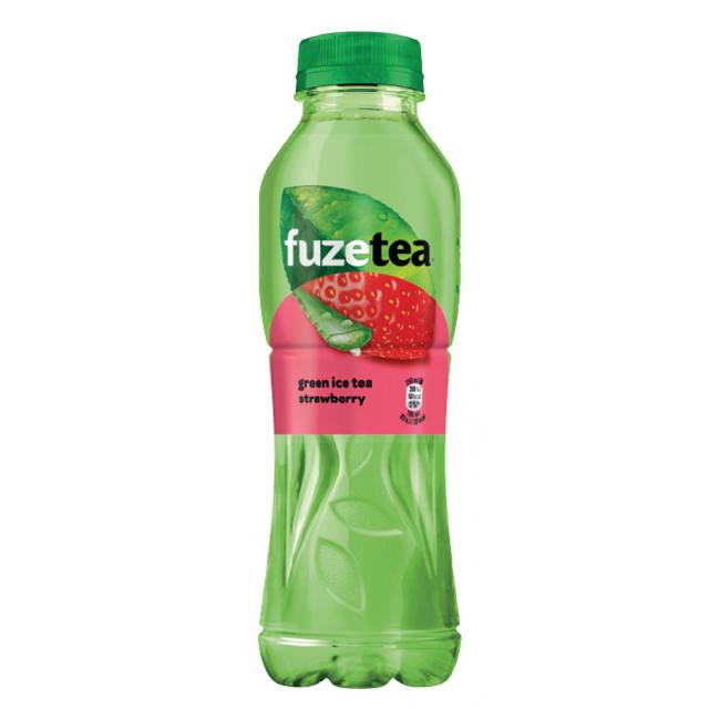 [PT320125] Zelený ľadový čaj FUZETEA Aloe vera a jahoda 12 x 0,5 ℓ