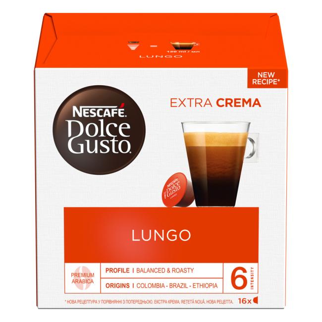 [PT502075] Kávové kapsule DOLCE GUSTO Caffé Lungo (16 ks)