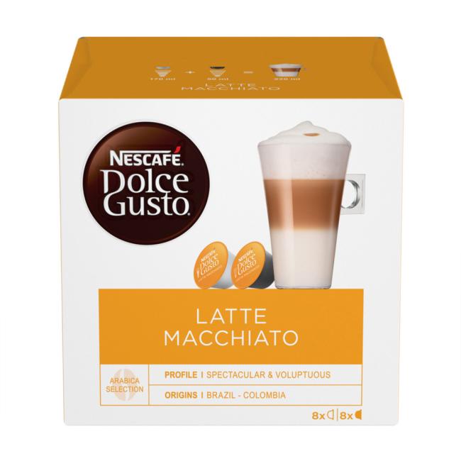 [PT502085] Kávové kapsule DOLCE GUSTO Latte Macchiato (16 ks)