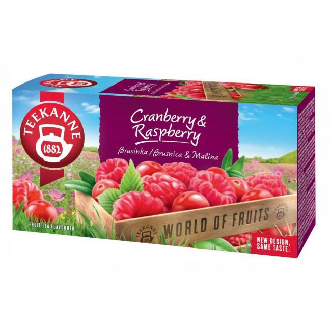 [PT604580] Čaj TEEKANNE ovocný HB Cranberry & Raspbery HB 20 x 2,25g
