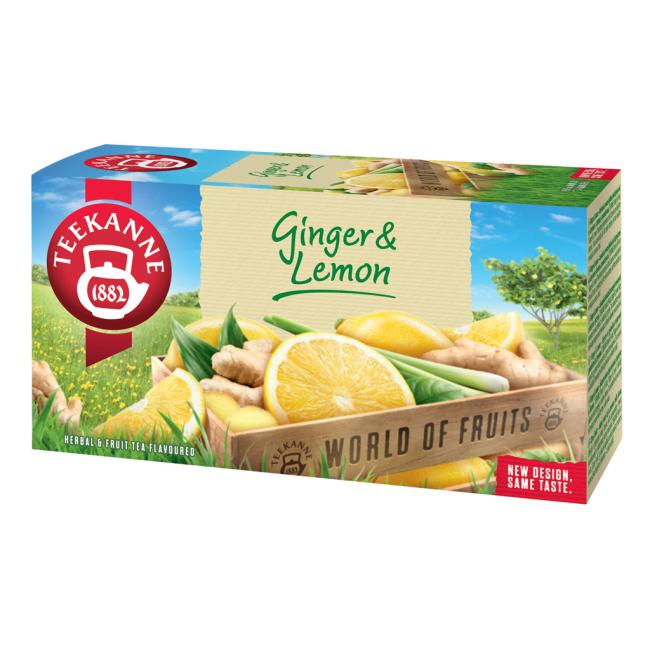 [PT604626] Čaj TEEKANNE ovocný Ginger & Lemon HB 20 x 1,75g