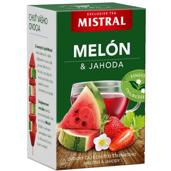 [PT605032] Čaj MISTRAL ovocný melón jahoda HB 40 g