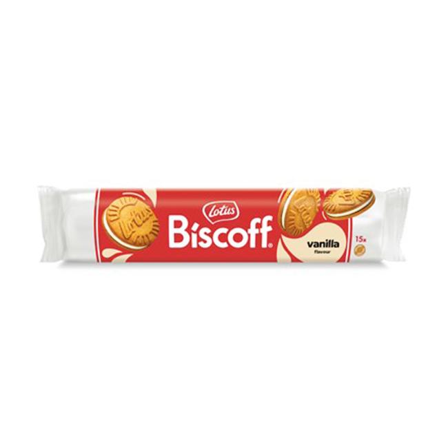 Karamelové sušienky Lotus Biscoff Sandwich vanilka 150g