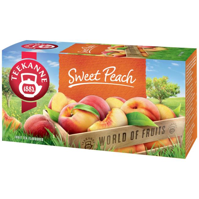 [PT695384] Čaj TEEKANNE World Of Fruits Sweet Peach HB 20 x 2,25g
