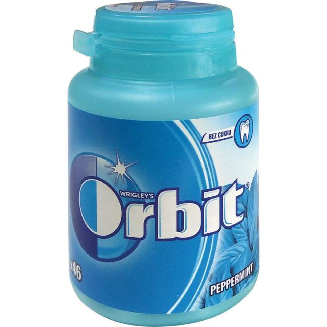 Wrigley’s Orbit Peppermint dražé 64 g dóza