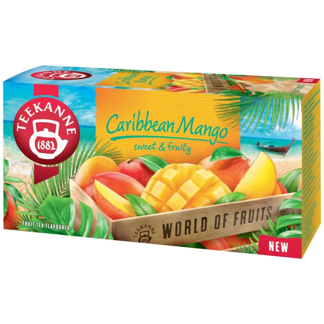 [PT953021] Čaj TEEKANNE World Of Fruits Caribbean Mango HB 20 x 2,25g