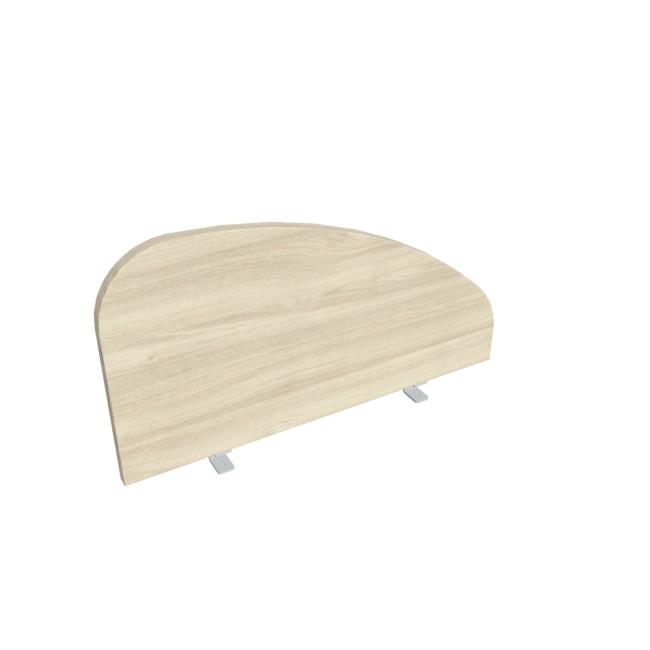 [ON075010] Paraván Hobis na hranu stola, oblý, 80 cm, agát