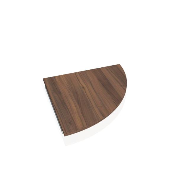 [ON080370] Doplnkový stôl Gate, pravý, 80x80 cm, orech