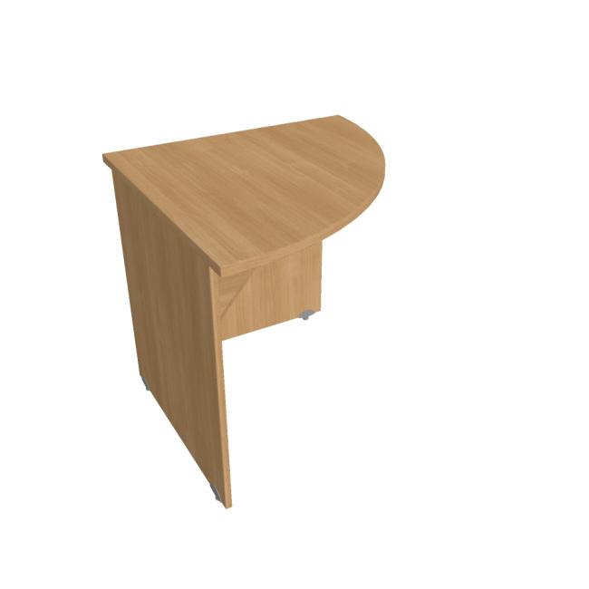 [ON080544] Doplnkový stôl Gate, 80x75,5x80 cm, dub/dub